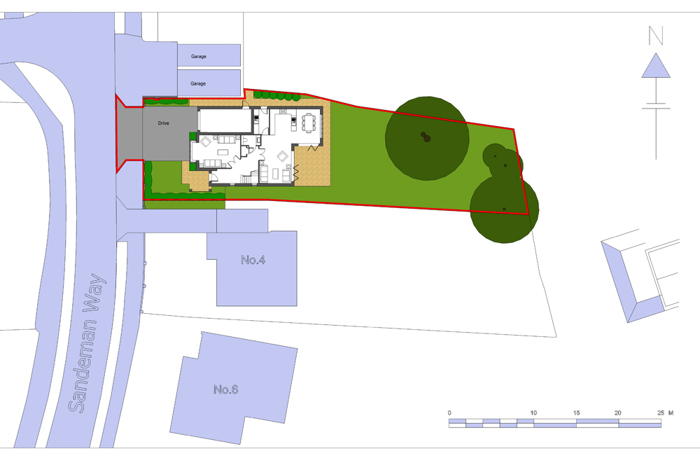 Sandeman way site plan