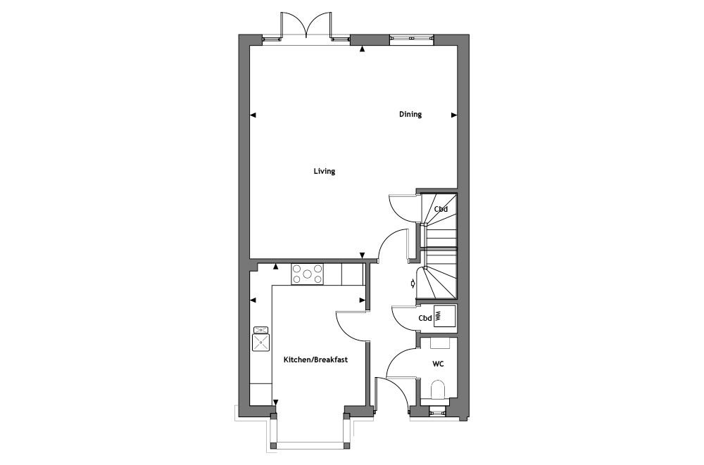 Swallows Gate Floorplan Plot 1