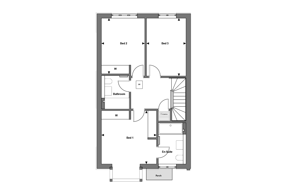 Swallows Gate Floorplan Plot 1