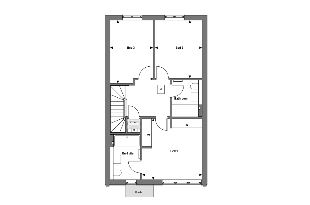 Plot 2 floor plan Swallows Gate