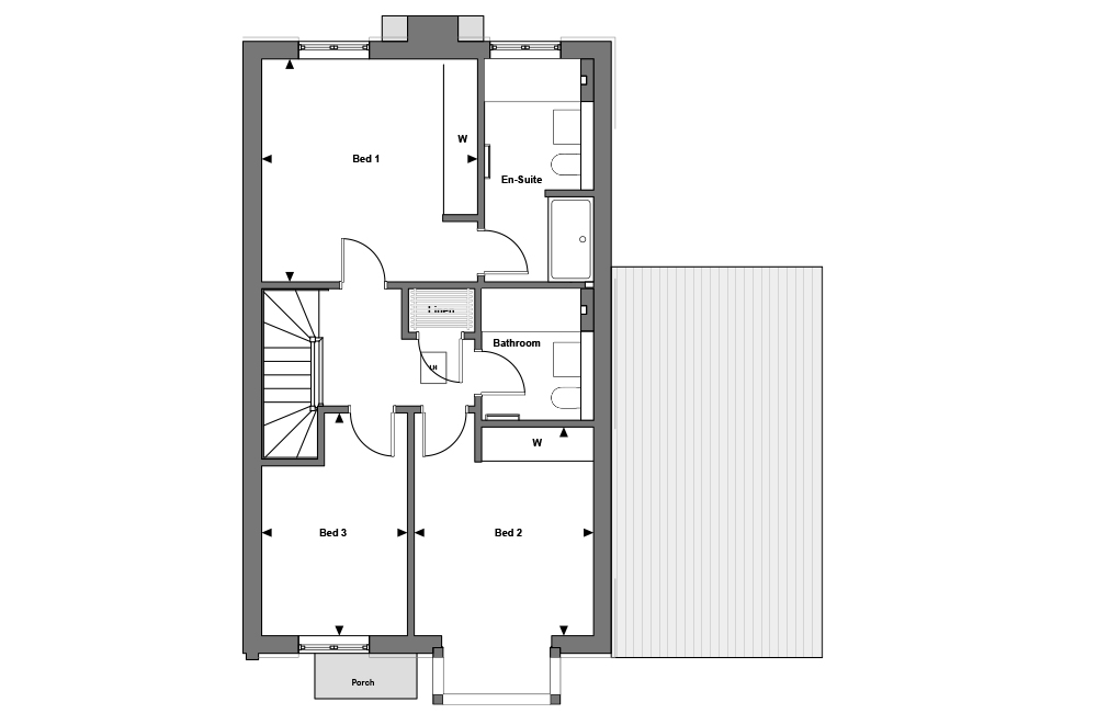 Plot 4 floorplan Swallows Gate