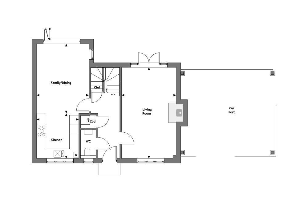 Swallows Gate plot 7 floor plan