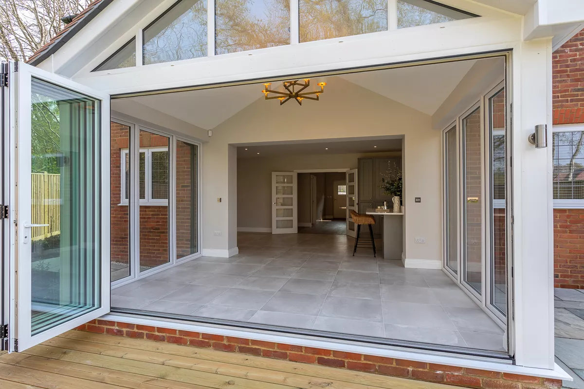 Boughtonwood Homes glazing and bi-fold doors