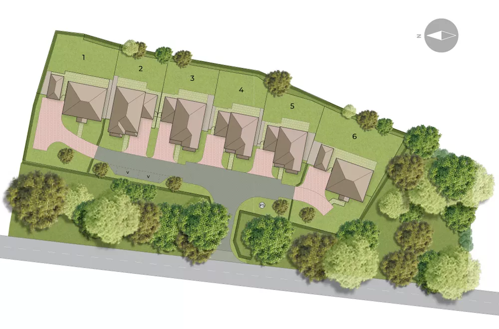 Bluebell Rise site plan - Boughtonwood Homes