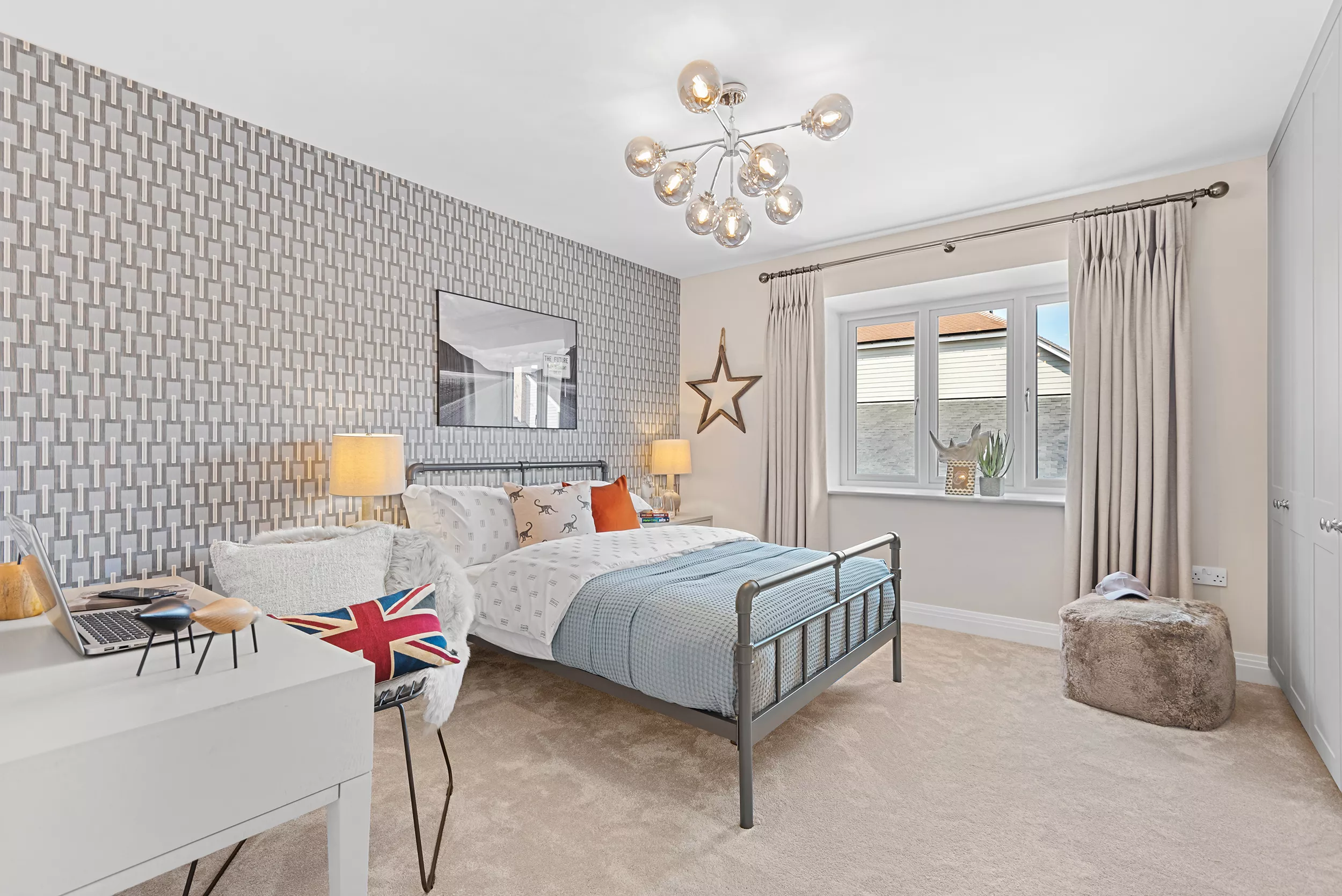 Boughtonwood Homes showhome bedroom space