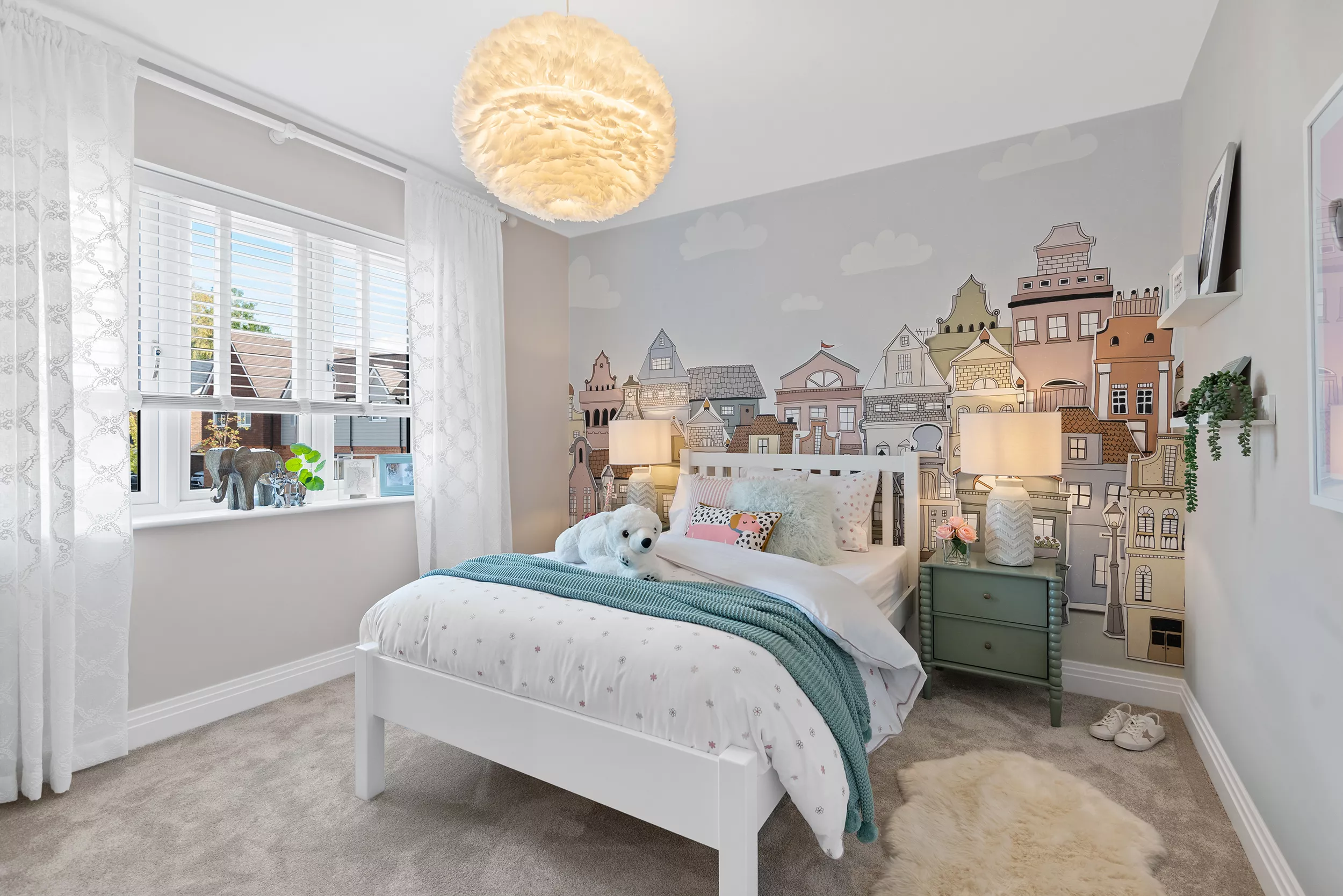 Boughtonwood Homes showhome bedroom space